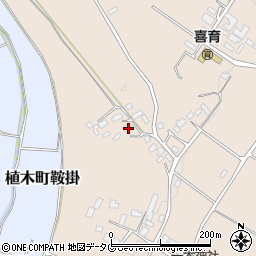 熊本県熊本市北区植木町一木334周辺の地図