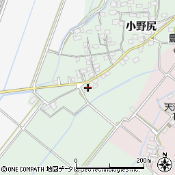 熊本県玉名市小野尻726-2周辺の地図