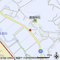 熊本県熊本市北区植木町豊岡376周辺の地図