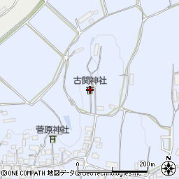 古関神社周辺の地図