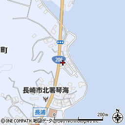 長崎県長崎市長浦町2578周辺の地図