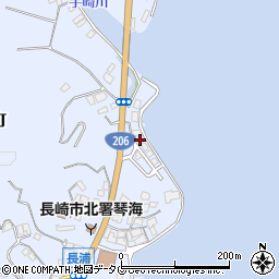 長崎県長崎市長浦町2570周辺の地図