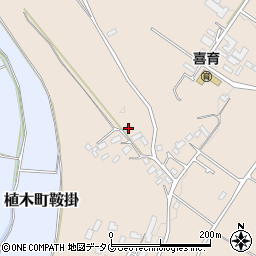 熊本県熊本市北区植木町一木363周辺の地図