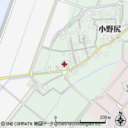 熊本県玉名市小野尻594周辺の地図