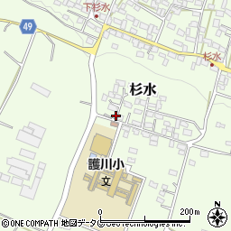 熊本県菊池郡大津町杉水3143-3周辺の地図