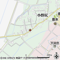 熊本県玉名市小野尻601周辺の地図
