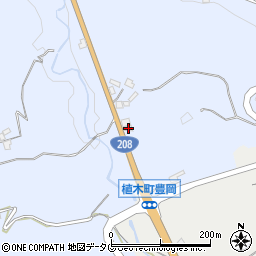熊本県熊本市北区植木町豊岡2649周辺の地図