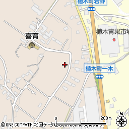 熊本県熊本市北区植木町一木62周辺の地図