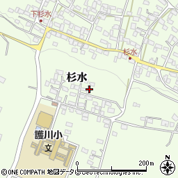 熊本県菊池郡大津町杉水3148-1周辺の地図