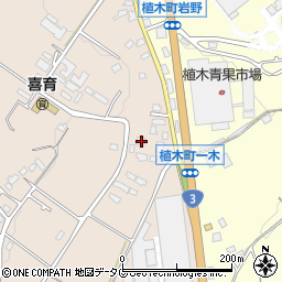 熊本県熊本市北区植木町一木68周辺の地図