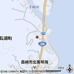長崎県長崎市長浦町2569周辺の地図
