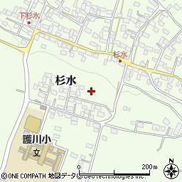 熊本県菊池郡大津町杉水3150-2周辺の地図