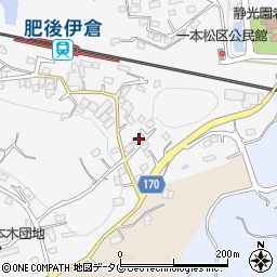 熊本県玉名市伊倉北方2432-2周辺の地図