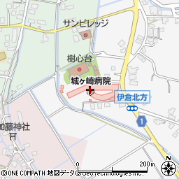 城ケ崎病院周辺の地図