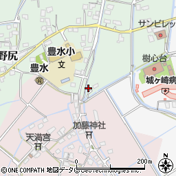 熊本県玉名市小野尻19周辺の地図