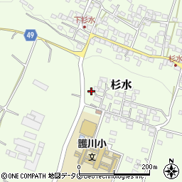 熊本県菊池郡大津町杉水3144-1周辺の地図