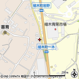 熊本県熊本市北区植木町一木65周辺の地図