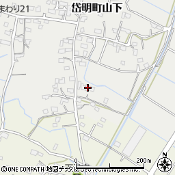 熊本県玉名市岱明町山下934周辺の地図
