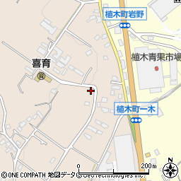 熊本県熊本市北区植木町一木62-2周辺の地図