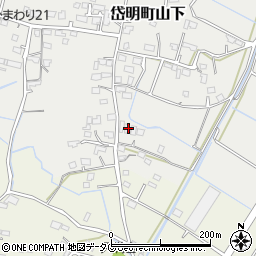 熊本県玉名市岱明町山下952周辺の地図