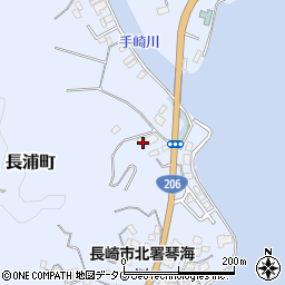 長崎県長崎市長浦町2565周辺の地図