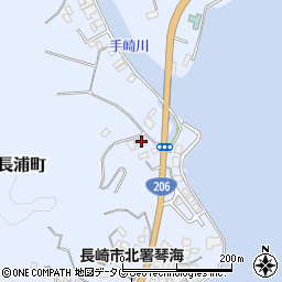 長崎県長崎市長浦町2564周辺の地図