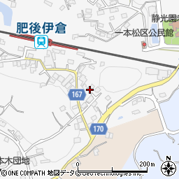 熊本県玉名市伊倉北方2432周辺の地図