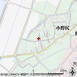 熊本県玉名市小野尻660-2周辺の地図