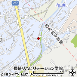 長崎県大村市武部町144-1周辺の地図