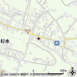 熊本県菊池郡大津町杉水2431周辺の地図
