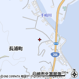 長崎県長崎市長浦町2510周辺の地図