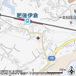 熊本県玉名市伊倉北方2454-1周辺の地図