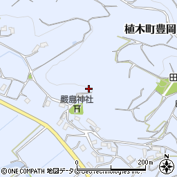 熊本県熊本市北区植木町豊岡1038周辺の地図