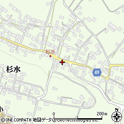 熊本県菊池郡大津町杉水2433周辺の地図