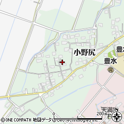 熊本県玉名市小野尻645周辺の地図
