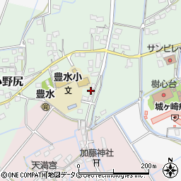 熊本県玉名市小野尻357周辺の地図