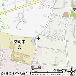 熊本県玉名市岱明町山下26周辺の地図