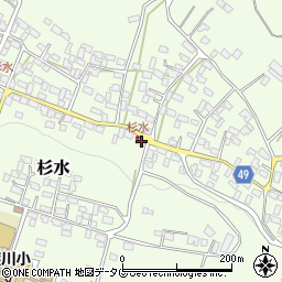 熊本県菊池郡大津町杉水2608周辺の地図
