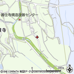 長崎県諫早市高来町善住寺500周辺の地図