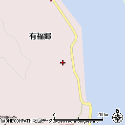 長崎県南松浦郡新上五島町有福郷287周辺の地図