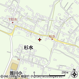 熊本県菊池郡大津町杉水2605-1周辺の地図