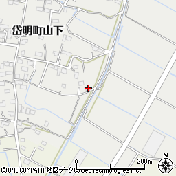 熊本県玉名市岱明町山下342-1周辺の地図