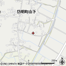 熊本県玉名市岱明町山下331周辺の地図