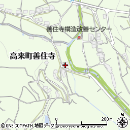長崎県諫早市高来町善住寺434周辺の地図