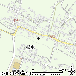 熊本県菊池郡大津町杉水2604-1周辺の地図