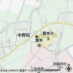 熊本県玉名市小野尻366-2周辺の地図