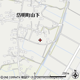 熊本県玉名市岱明町山下333周辺の地図