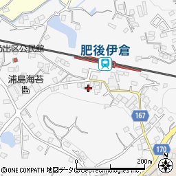 熊本県玉名市伊倉北方2483-1周辺の地図