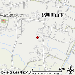 熊本県玉名市岱明町山下383周辺の地図