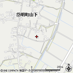 熊本県玉名市岱明町山下327周辺の地図
